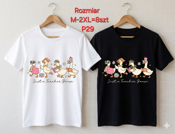 Bluzki damskie Roz M-2XL, Mix Kolor Paczka 8 szt 1